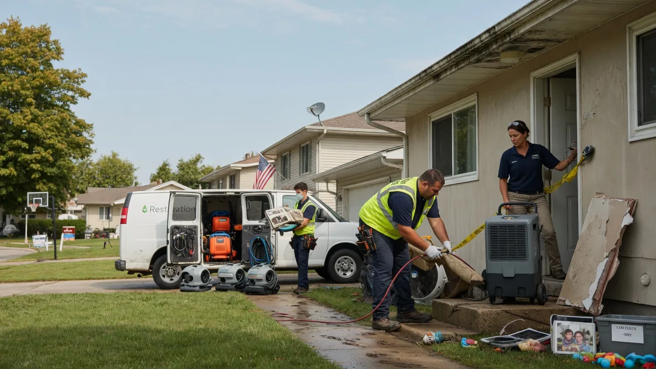 Water Damage Restoration in Edgerton, WI near me